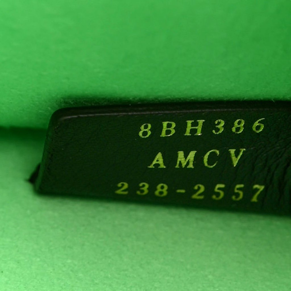 Fendi Fendi Sunshine Medium Plexi FF Embossed Leather Tote Edamame Green - Image 10