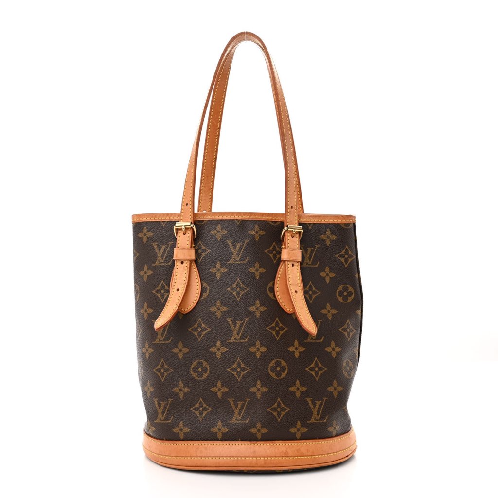 Louis Vuitton Louis Vuitton Monogram Canvas Petit Bucket Bag 23