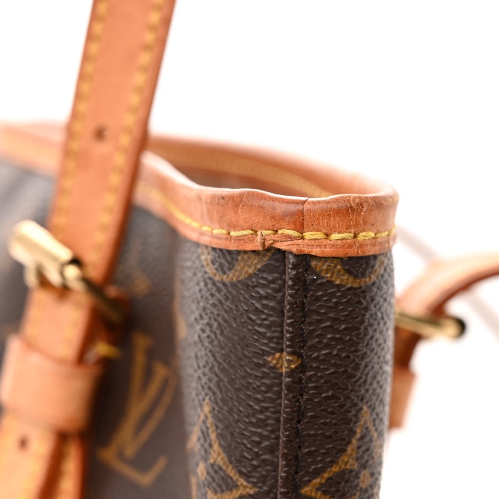Louis Vuitton Louis Vuitton Monogram Canvas Petit Bucket Bag 23 - Image 14
