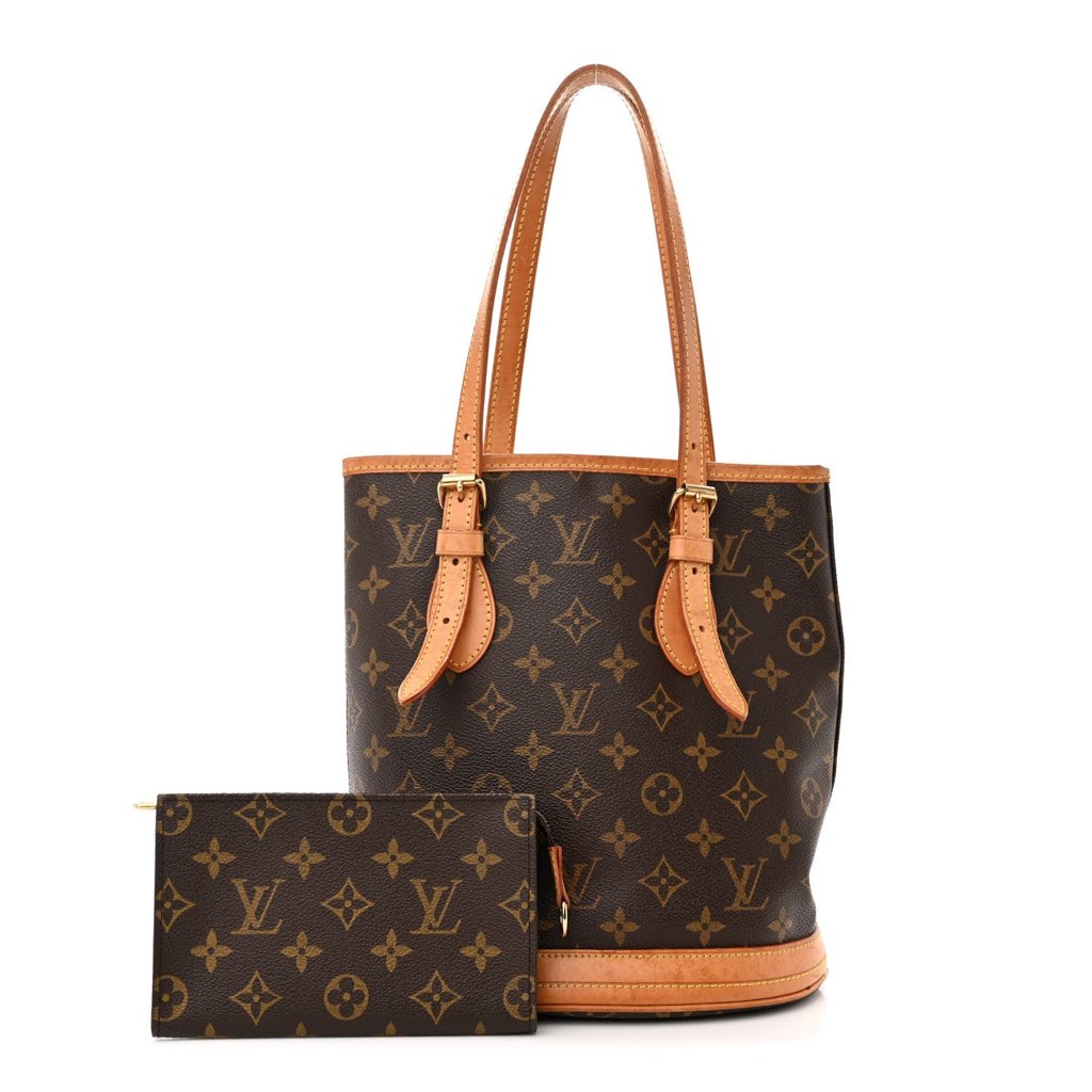 Louis Vuitton Louis Vuitton Monogram Canvas Petit Bucket Bag 23 - Image 11