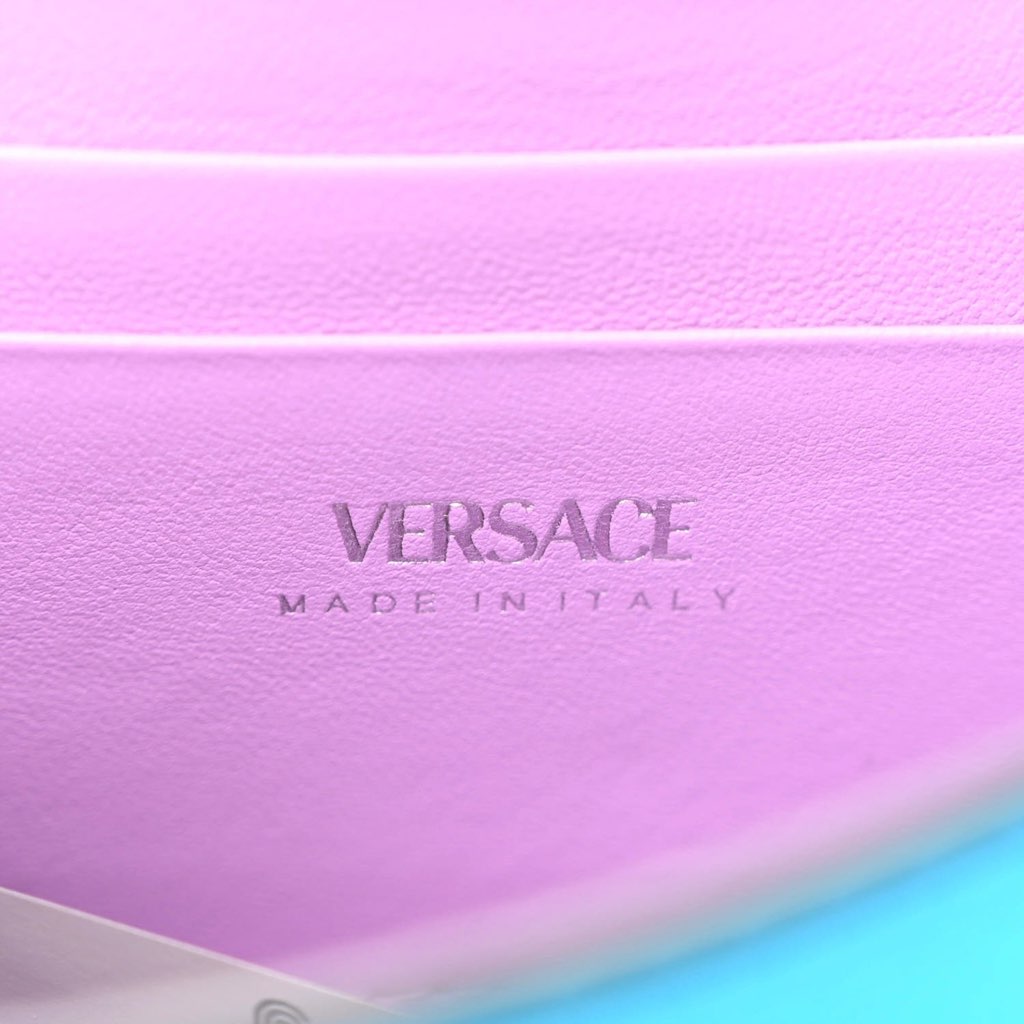 Versace Versace Blue La Medusa Mini Top-Handle Bag - Image 12