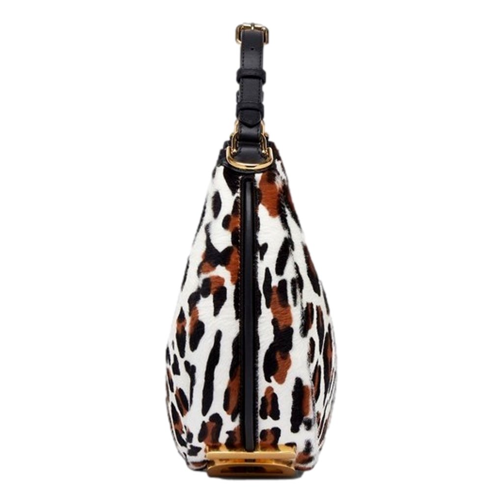 Fendi Fendi Fendigraphy Lamb Fur Animal Print Shoulder Bag - Detail 2