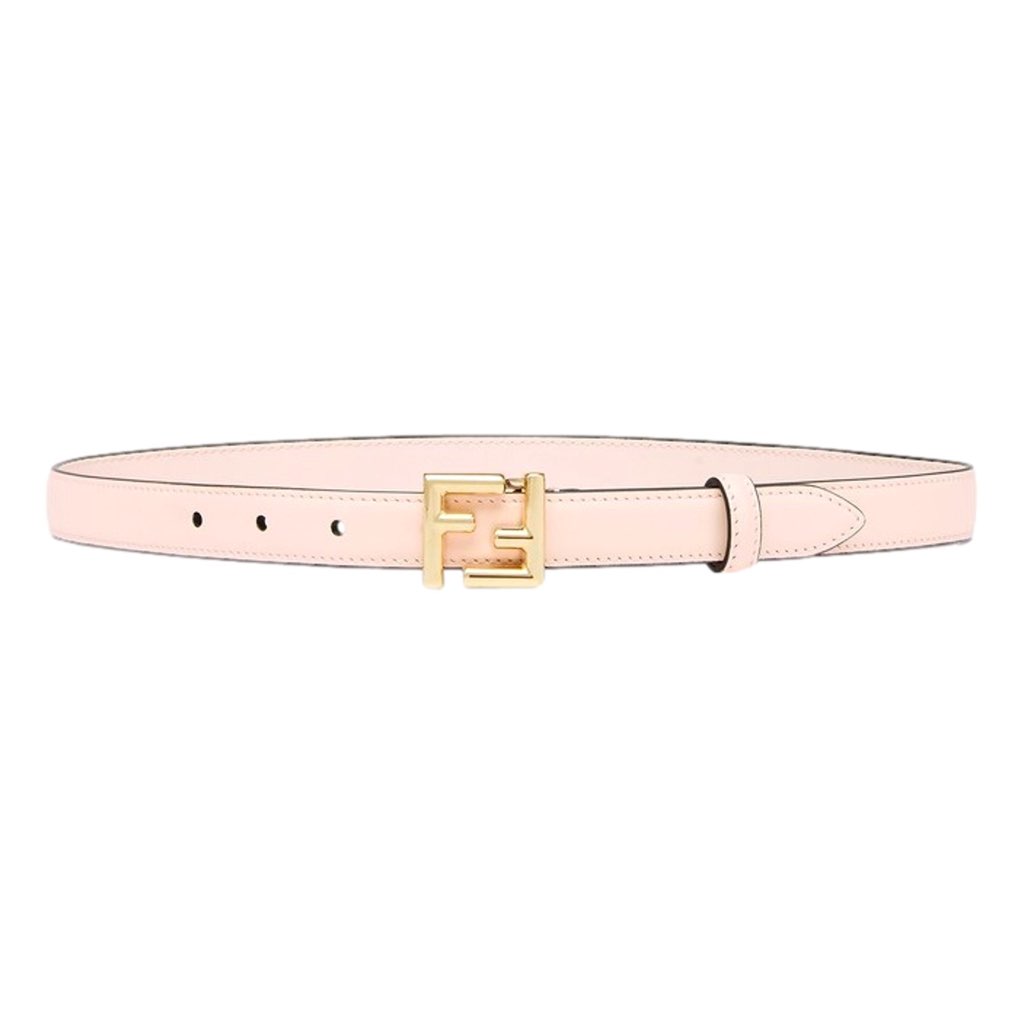 Fendi Fendi FF Confeto Pink Calfskin Leather Belt size 85 - Image 6