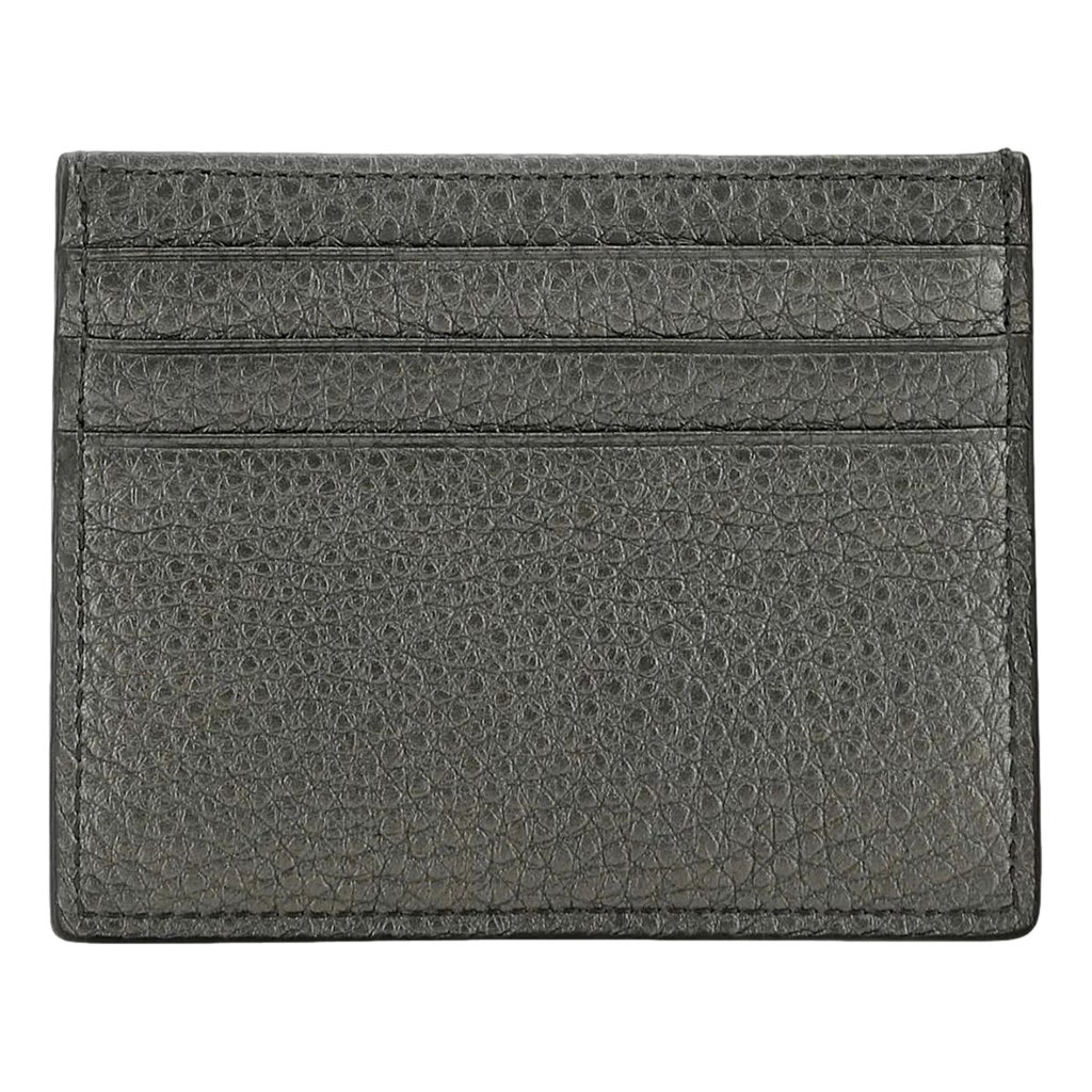Fendi Fendi Baguette Graphite Grained Leather Card Case Wallet - Image 6