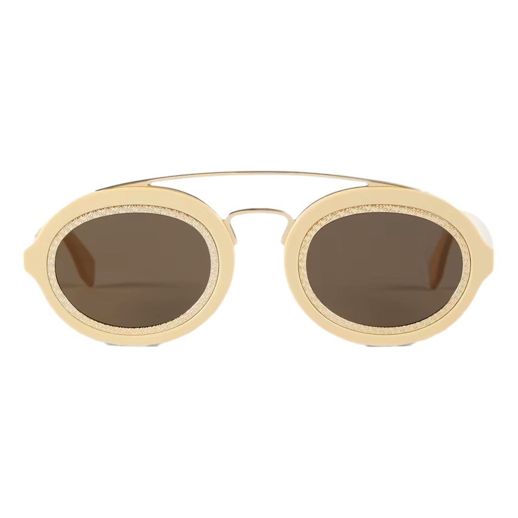 Fendi Fendi FF Men's Sunglasses Cream FOL548