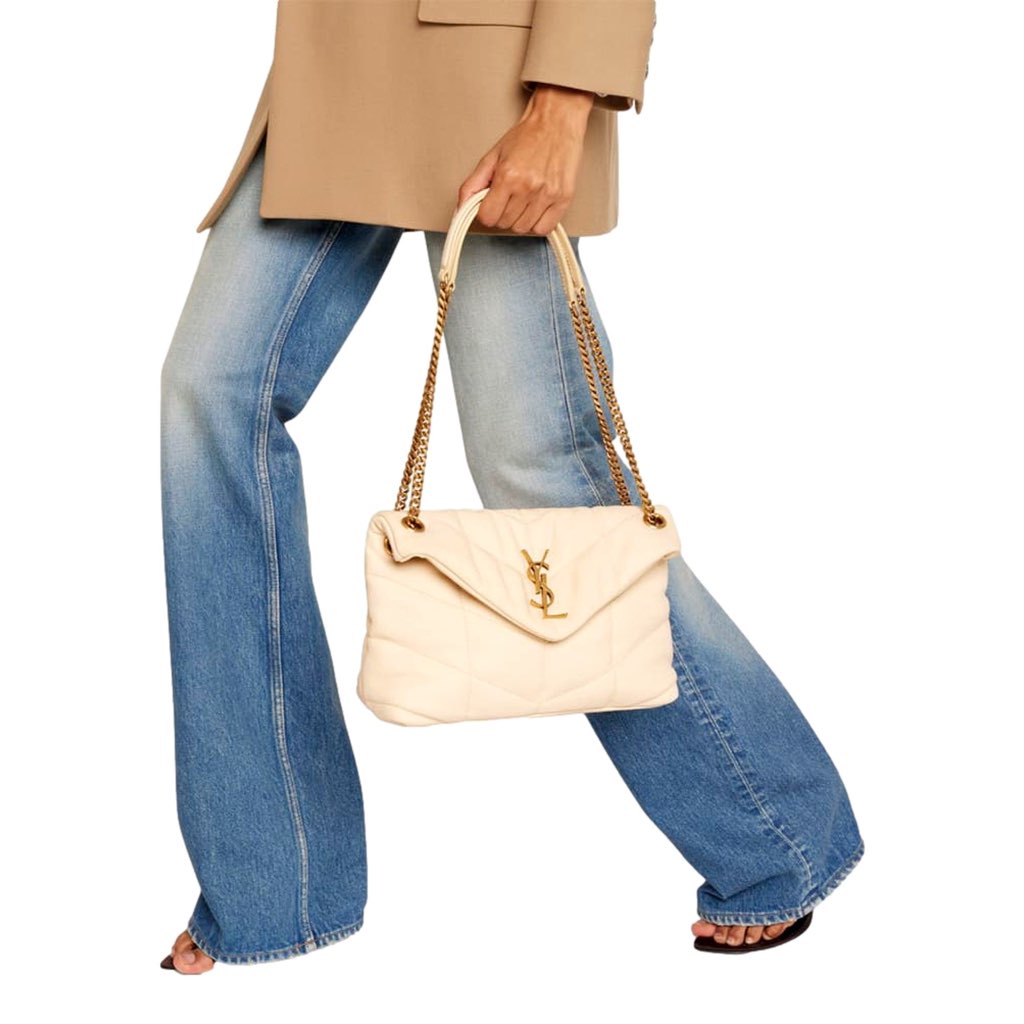 Saint Laurent Saint Laurent Lou Puffer Medium Shoulder Bag in Quilted Leather - Image 6