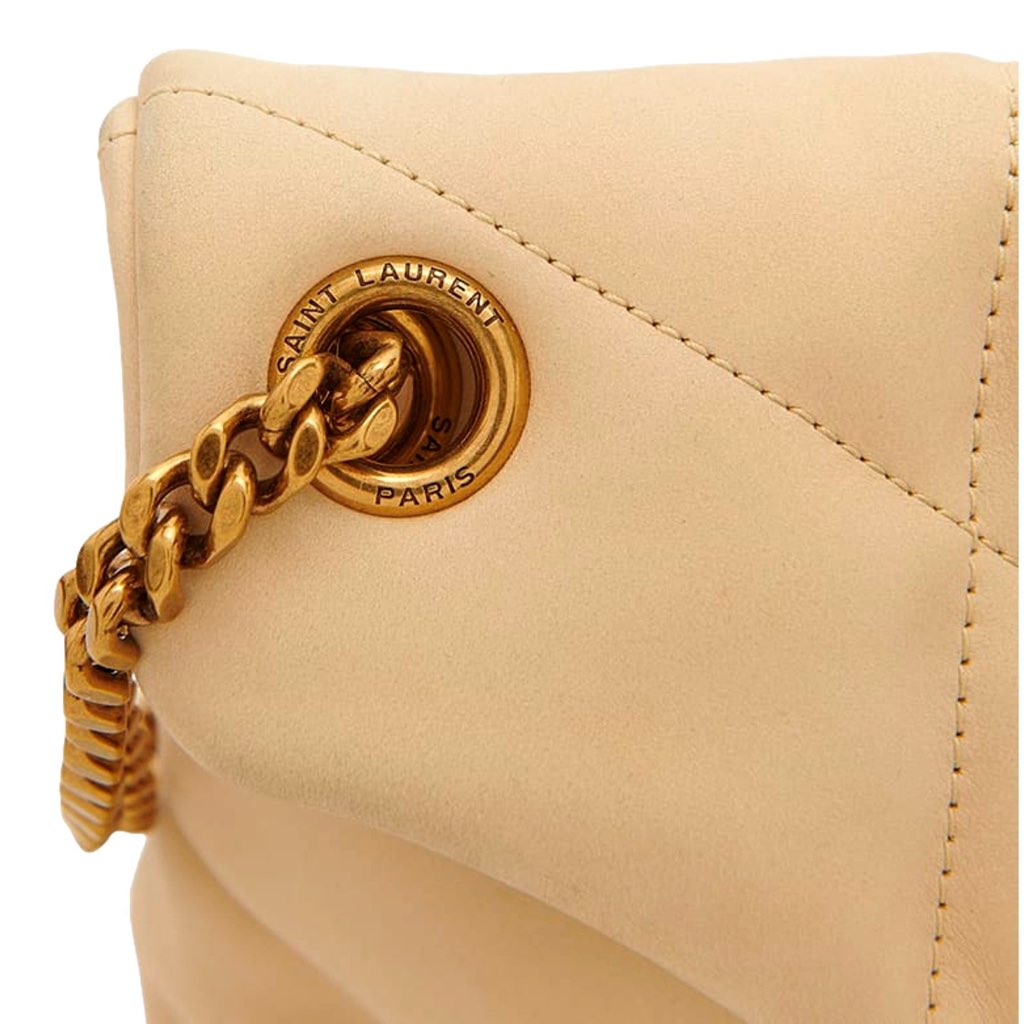 Saint Laurent Saint Laurent Lou Puffer Medium Shoulder Bag in Quilted Leather - Detail 1