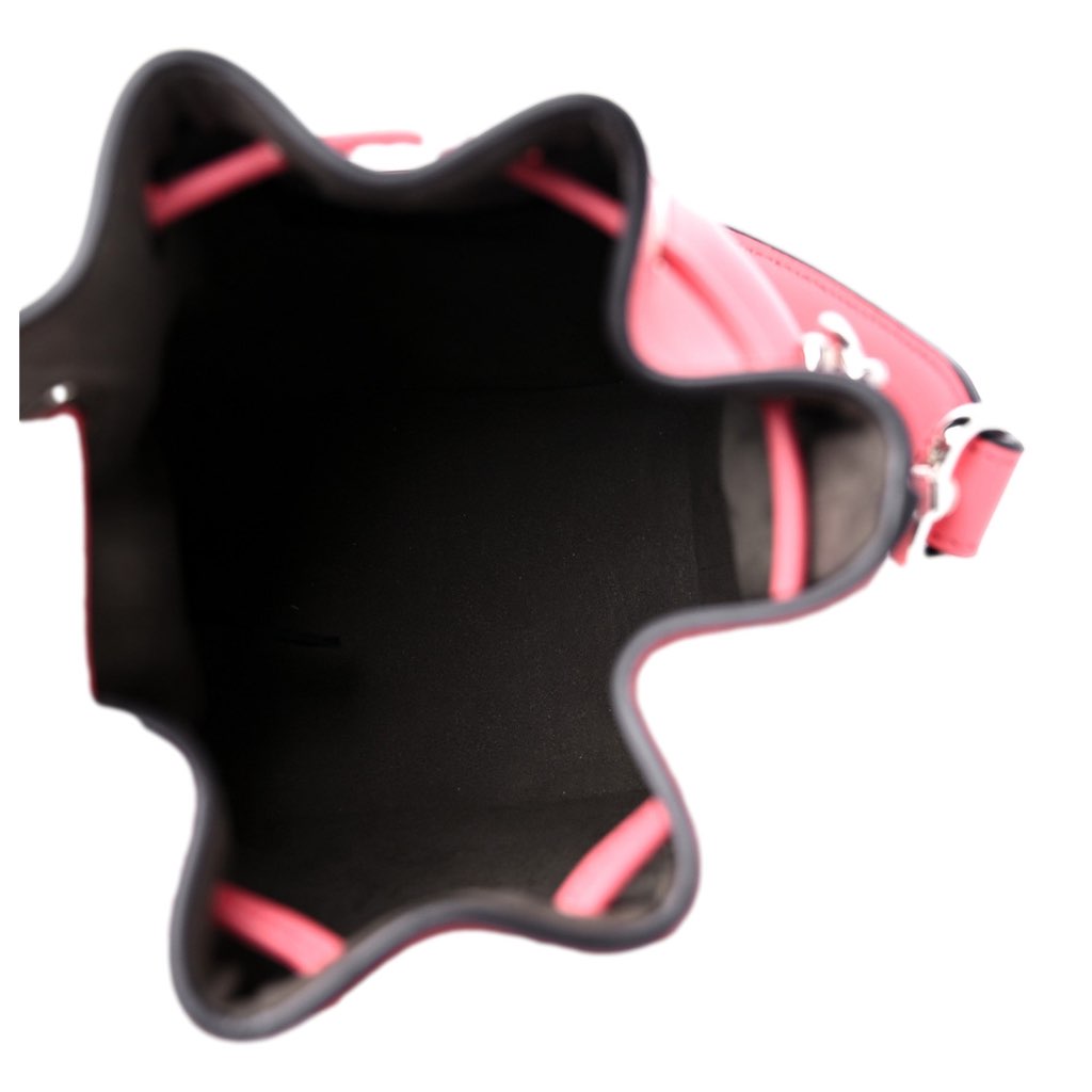 Fendi Fendi Calfskin F is Fendi 3D Flower Mini Mon Tresor Bucket Bag Pink - Detail 1