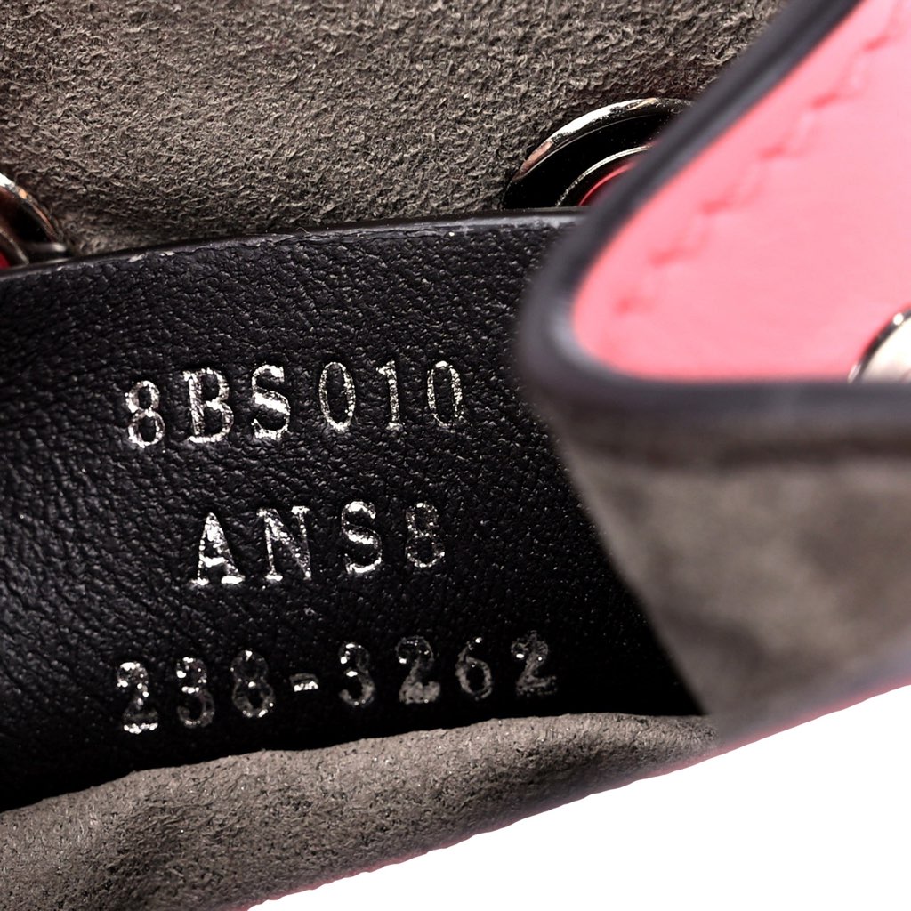 Fendi Fendi Calfskin F is Fendi 3D Flower Mini Mon Tresor Bucket Bag Pink - Detail 2