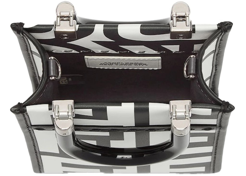 Fendi Fendi Sunshine Nero and Blanco Calfskin Leather Mini Bag - 4