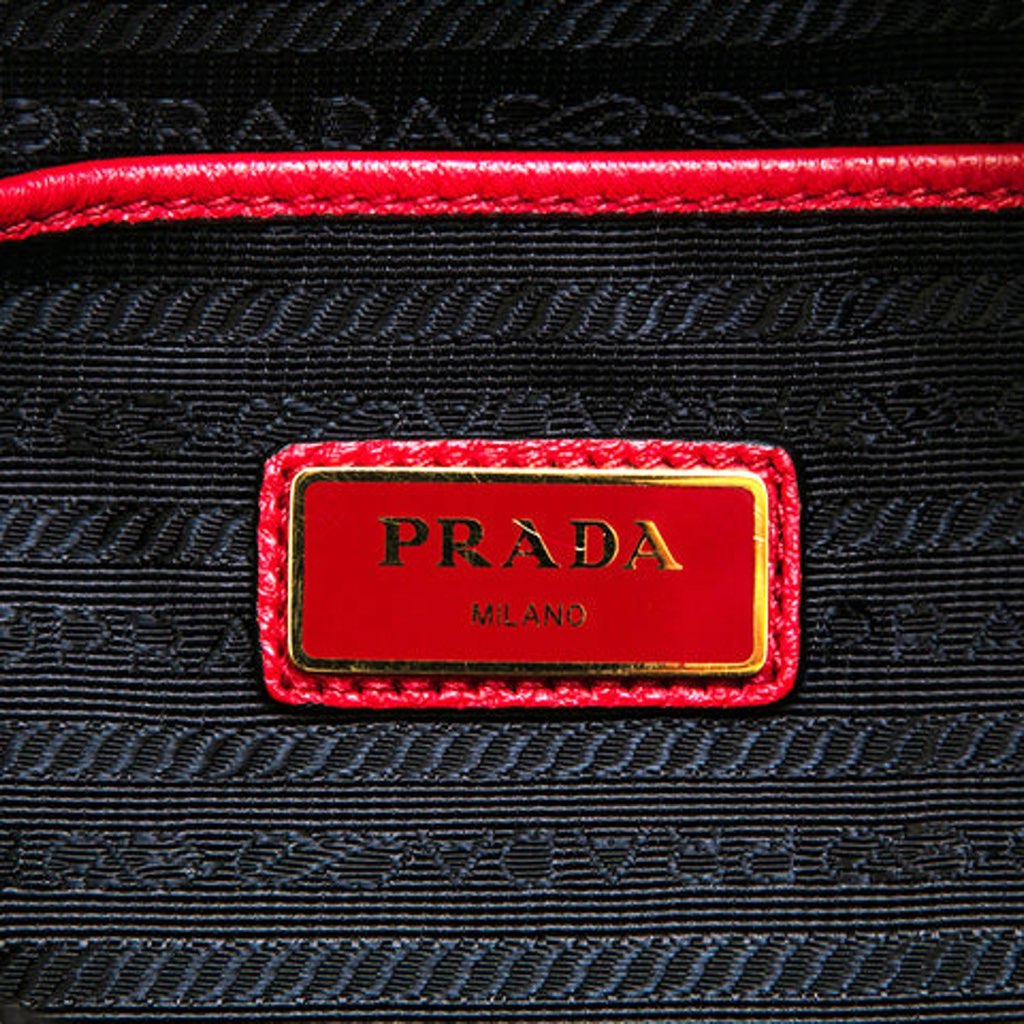 Prada Prada Vitello Daino Convertible Front Pocket Backpack Red Gold Hardware - Image 11