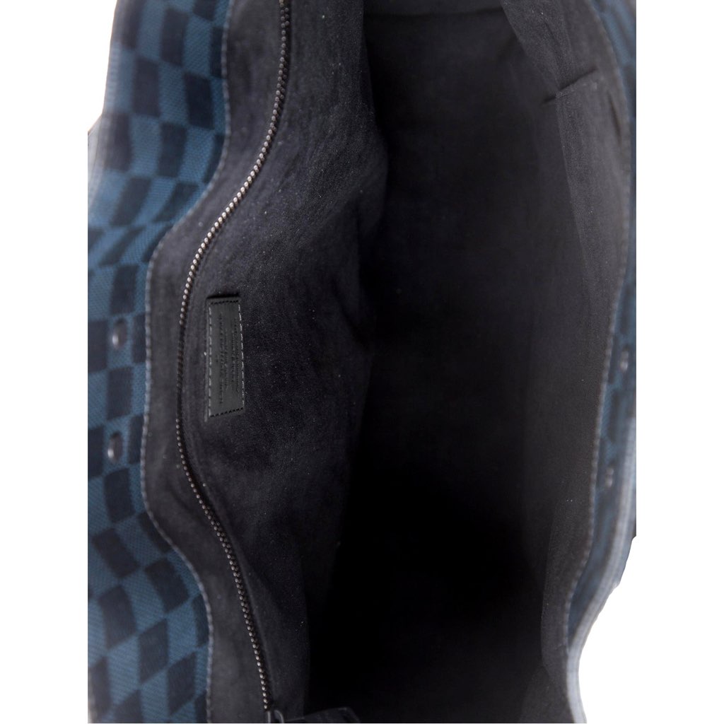 Louis Vuitton Louis Vuitton North South Tote Handbag Damier Cobalt Black and Navy - Image 6