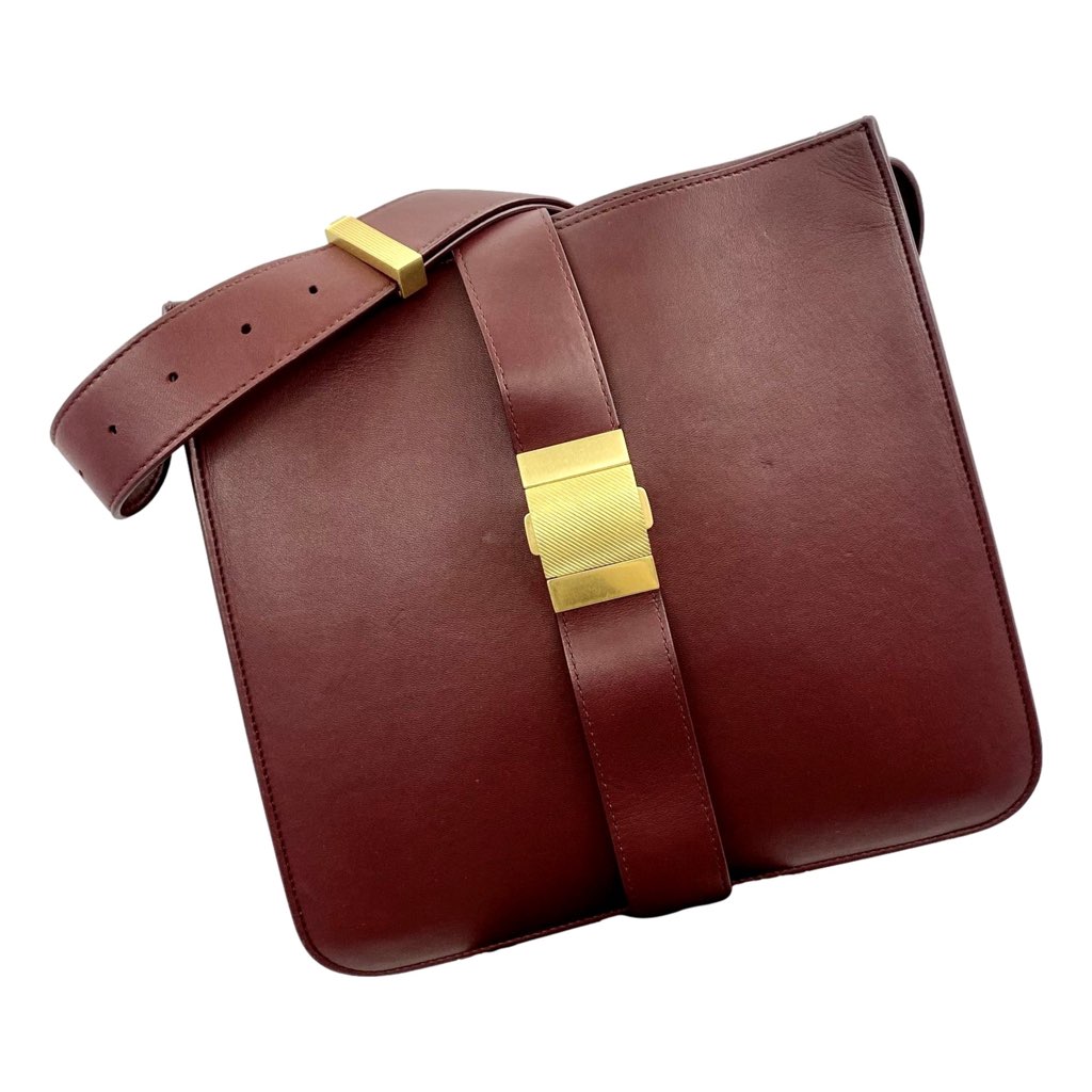 Bottega Veneta Bottega Veneta Marie Bag Nappa Leather Womens Medium Bordeaux Red - Back view