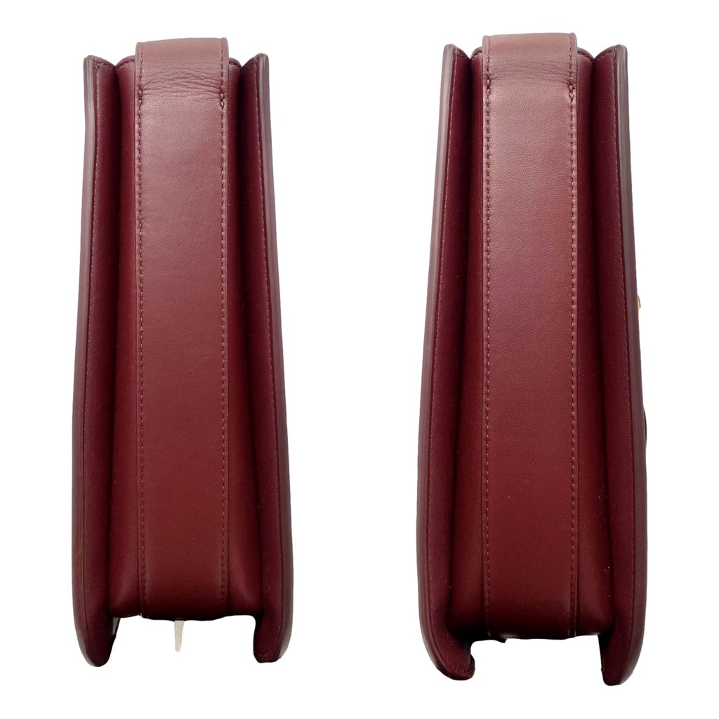 Bottega Veneta Bottega Veneta Marie Bag Nappa Leather Womens Medium Bordeaux Red - Side view