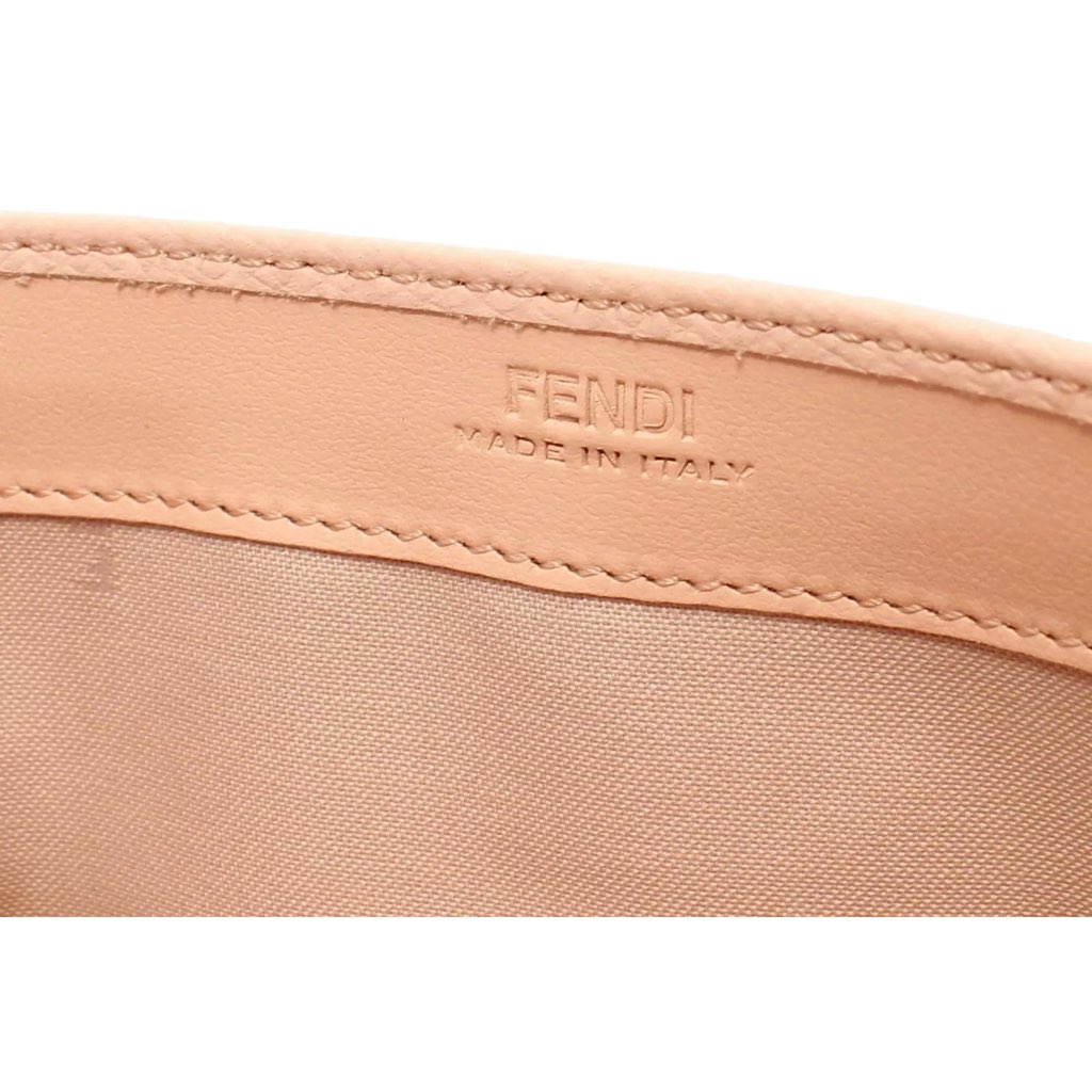 Fendi Fendi F Is Fendi Leather Long Envelope Womens Wallet Light Rose Beige Pink - Image 10