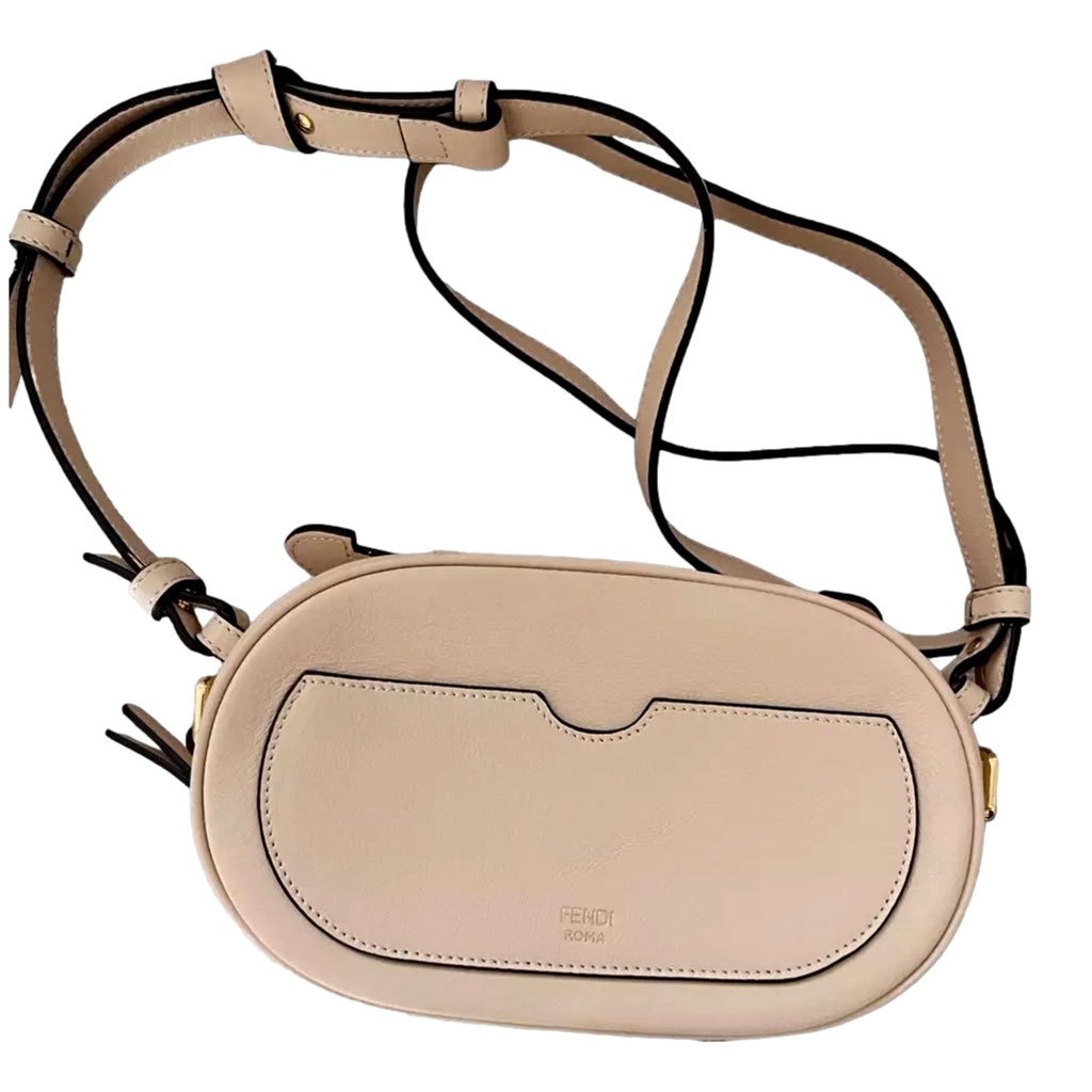 Fendi Fendi ¬ëO¬íLock Mini¬í Fendi Logo Light Rose Pink Shoulder and Crossbody Bag - Image 10