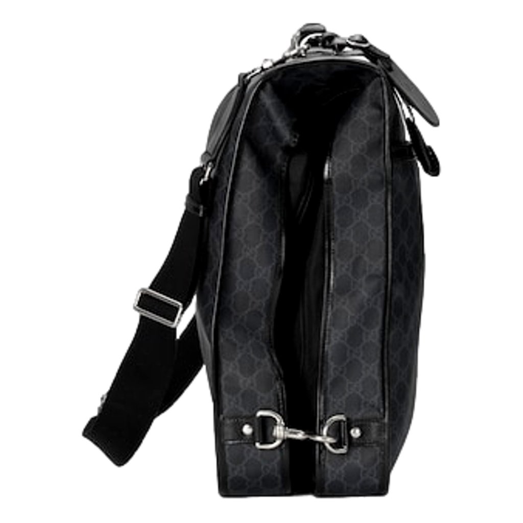 Gucci Gucci Supreme Interlocking GG Supreme Black Garment Bag Holdall - 4