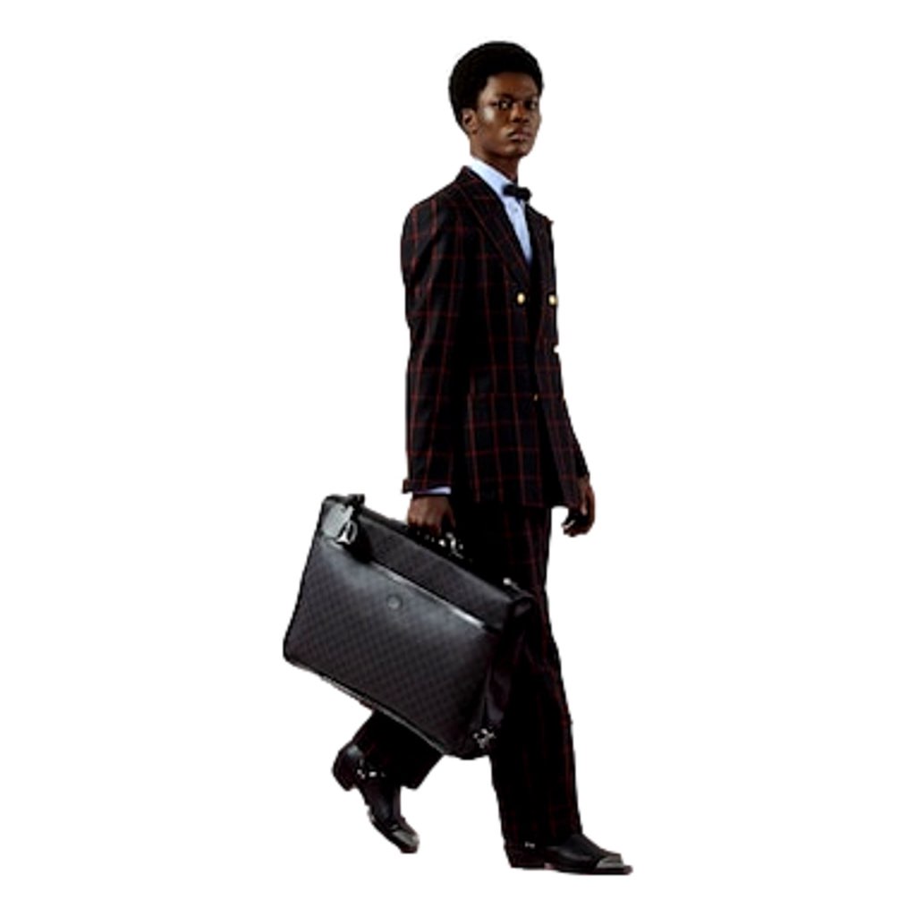 Gucci Gucci Supreme Interlocking GG Supreme Black Garment Bag Holdall - Image 12