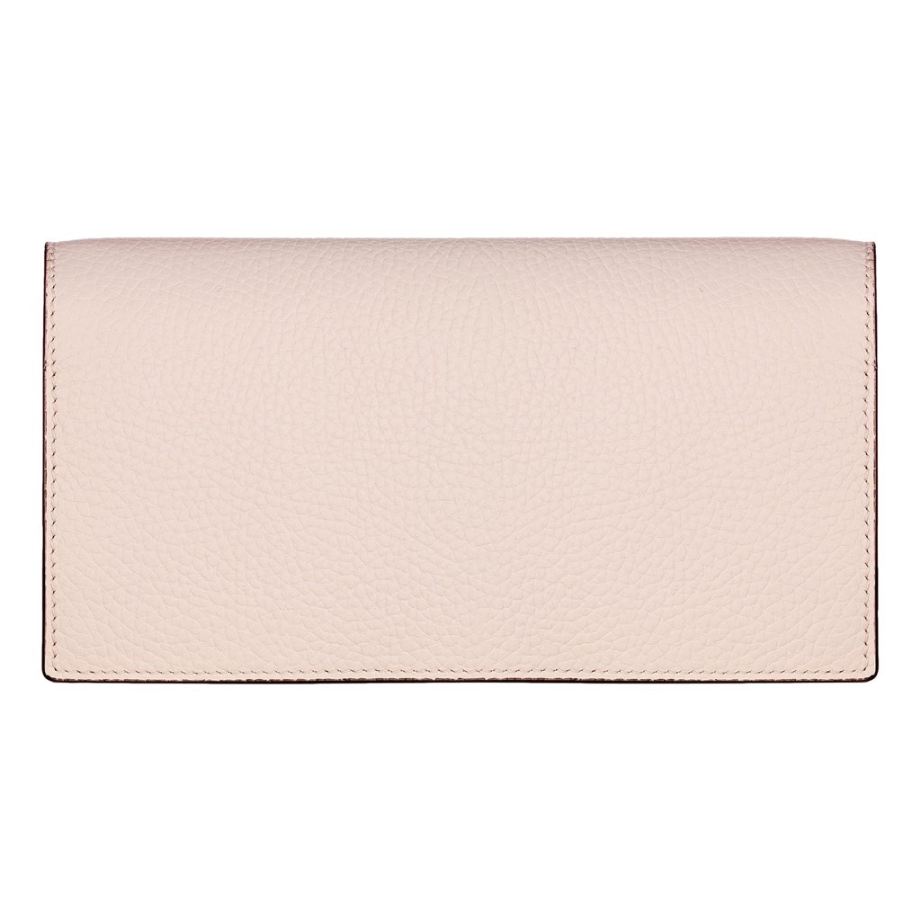 Gucci Gucci Interlocking Double G Python Leather Bow Chain Wallet Light Pink - Image 6