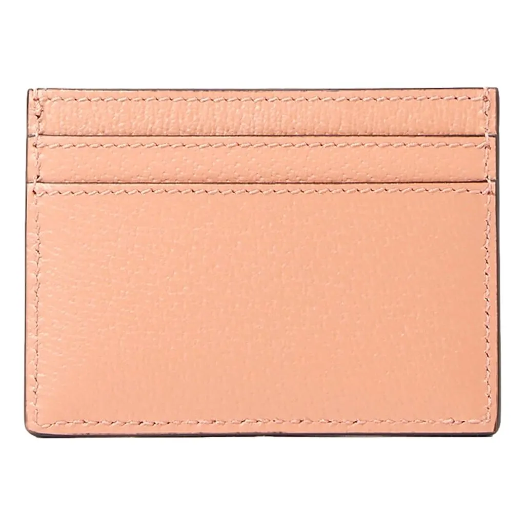 Gucci Womens Ophidia Pink Canvas and Leather GG Card Holder Pink Canvas Never worn, with tag - Model View