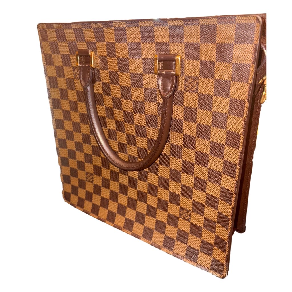 Louis Vuitton Louis Vuitton Damier Ebene Sac Plat Tote Vintage 1997 - Detail 1