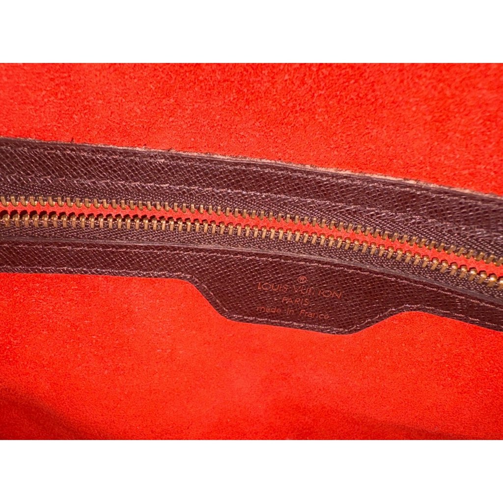 Louis Vuitton Louis Vuitton Damier Ebene Sac Plat Tote Vintage 1997 - Image 12