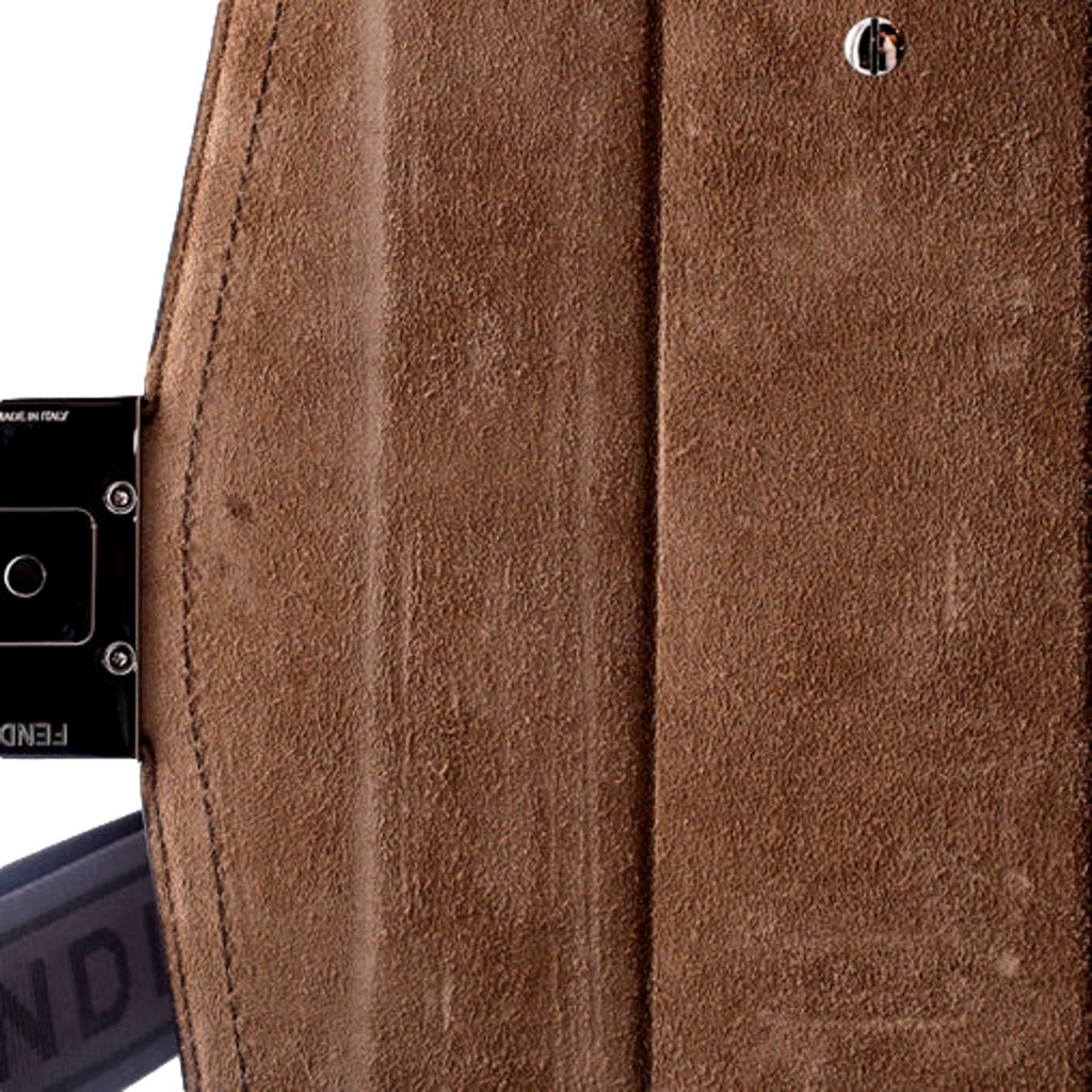 Fendi Fendi Baguette Soft Trunk Phone Case Bag Zucca Canvas and Leather - Detail 1