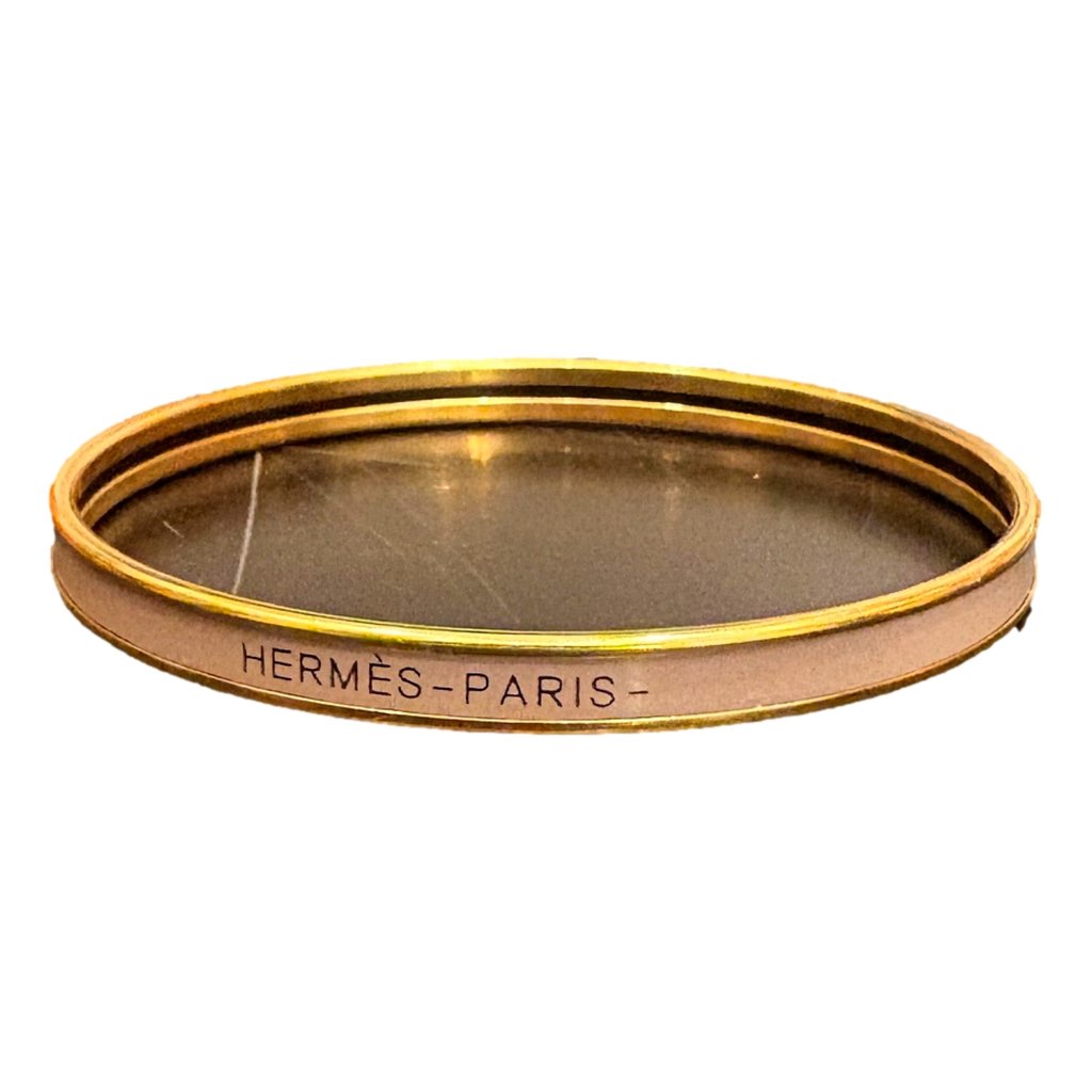 Hermès Herm√®s Beige and Gold Uni Bangle - Image 6