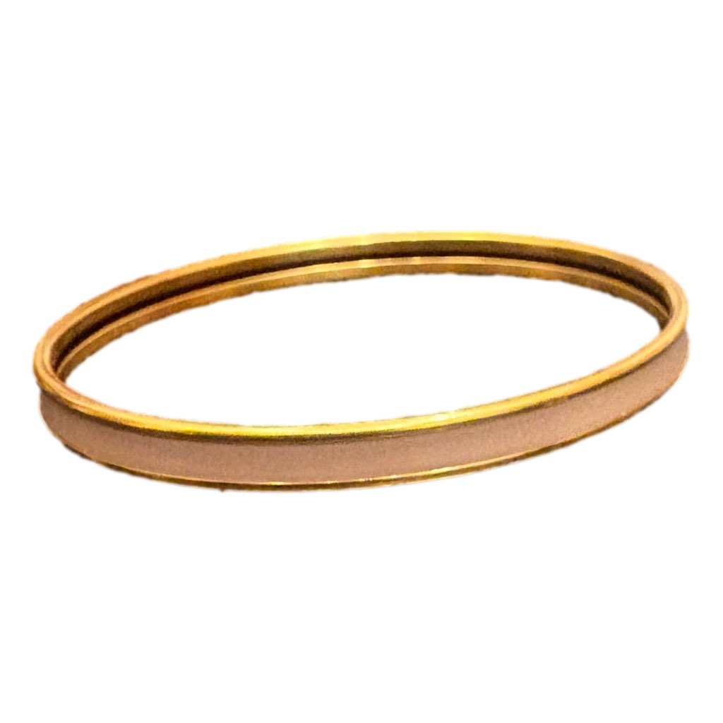 Hermès Herm√®s Beige and Gold Uni Bangle - 4