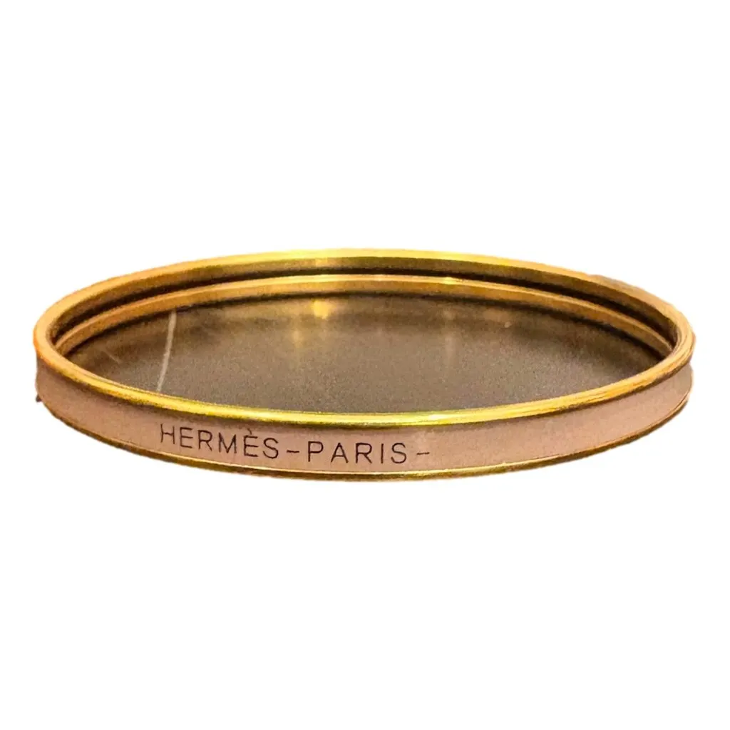 Hermès Herm√®s Beige and Gold Uni Bangle Beige Very good - Box View
