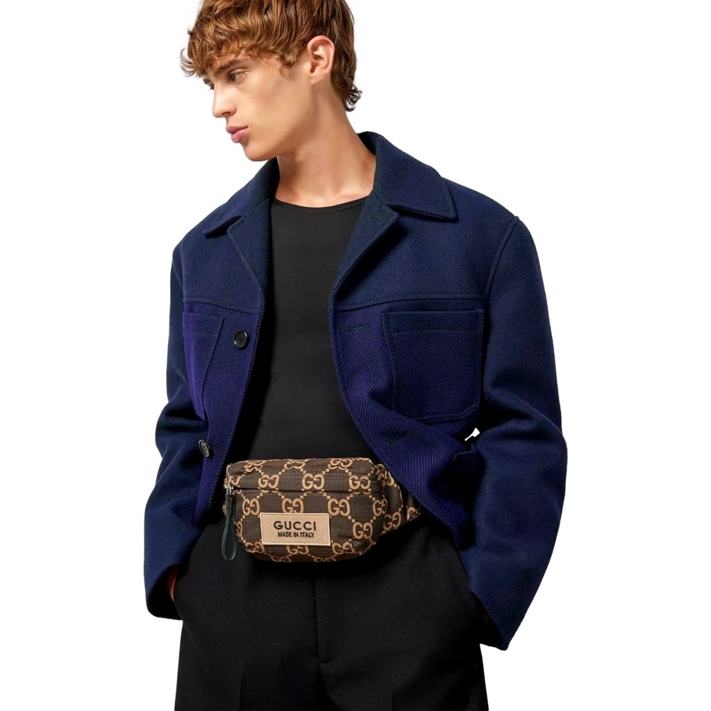 Gucci Gucci GG Ripstop Waist Bag Beige and Brown - Image 10