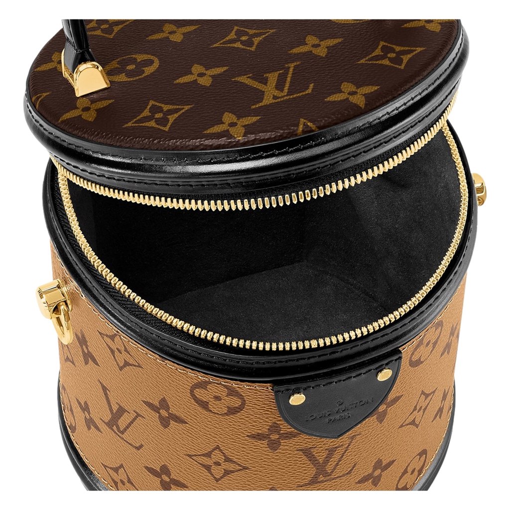 Louis Vuitton Louis Vuitton Cannes Reverse Monogram Black and Brown Bucket Bag - Image 6