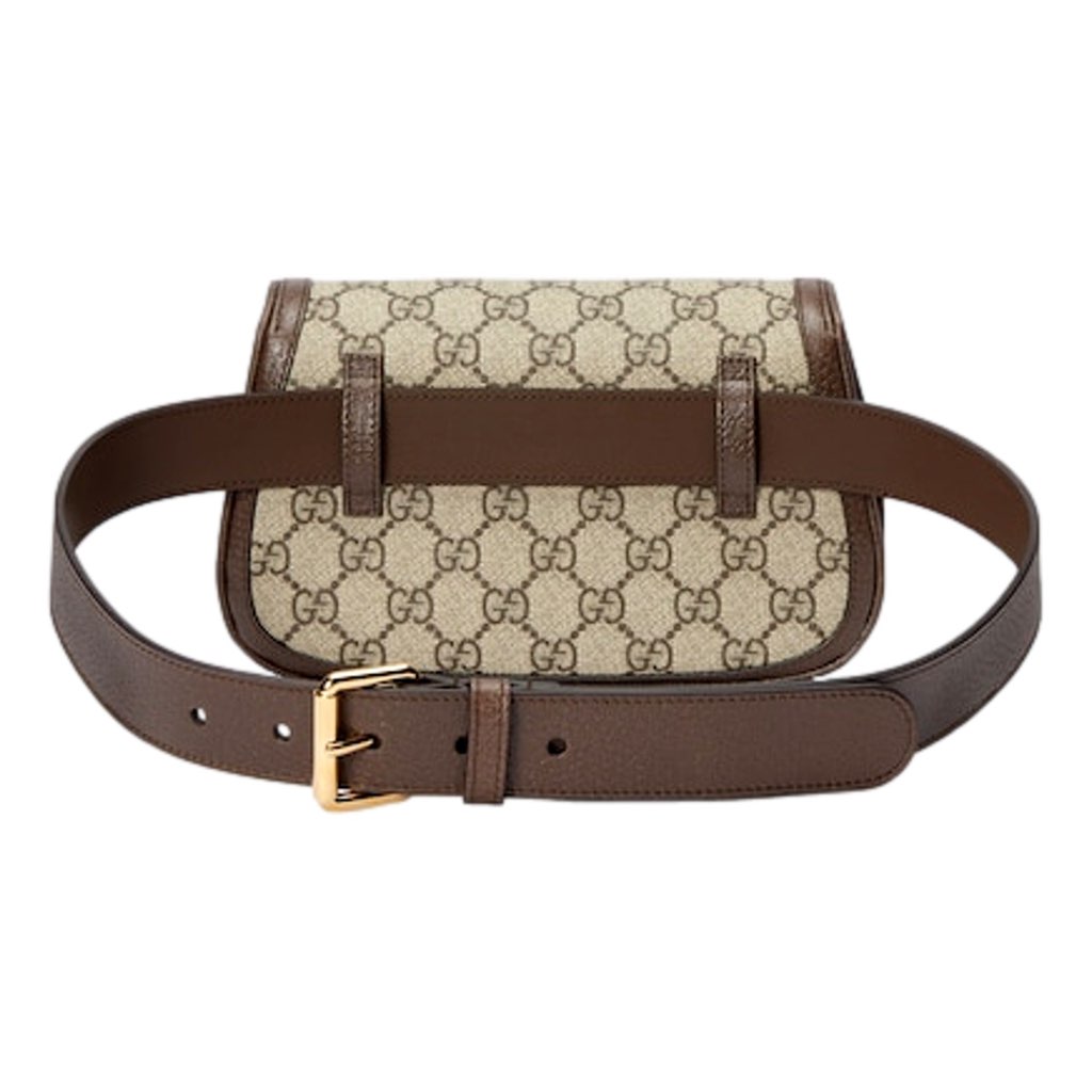 Gucci Gucci Blondie GG Supreme Canvas Brown Belt Bag Size 65 - Image 6