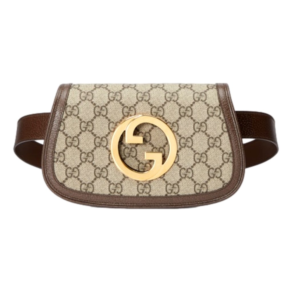 Gucci Gucci Blondie GG Supreme Canvas Brown Belt Bag Size 65 - Image 10