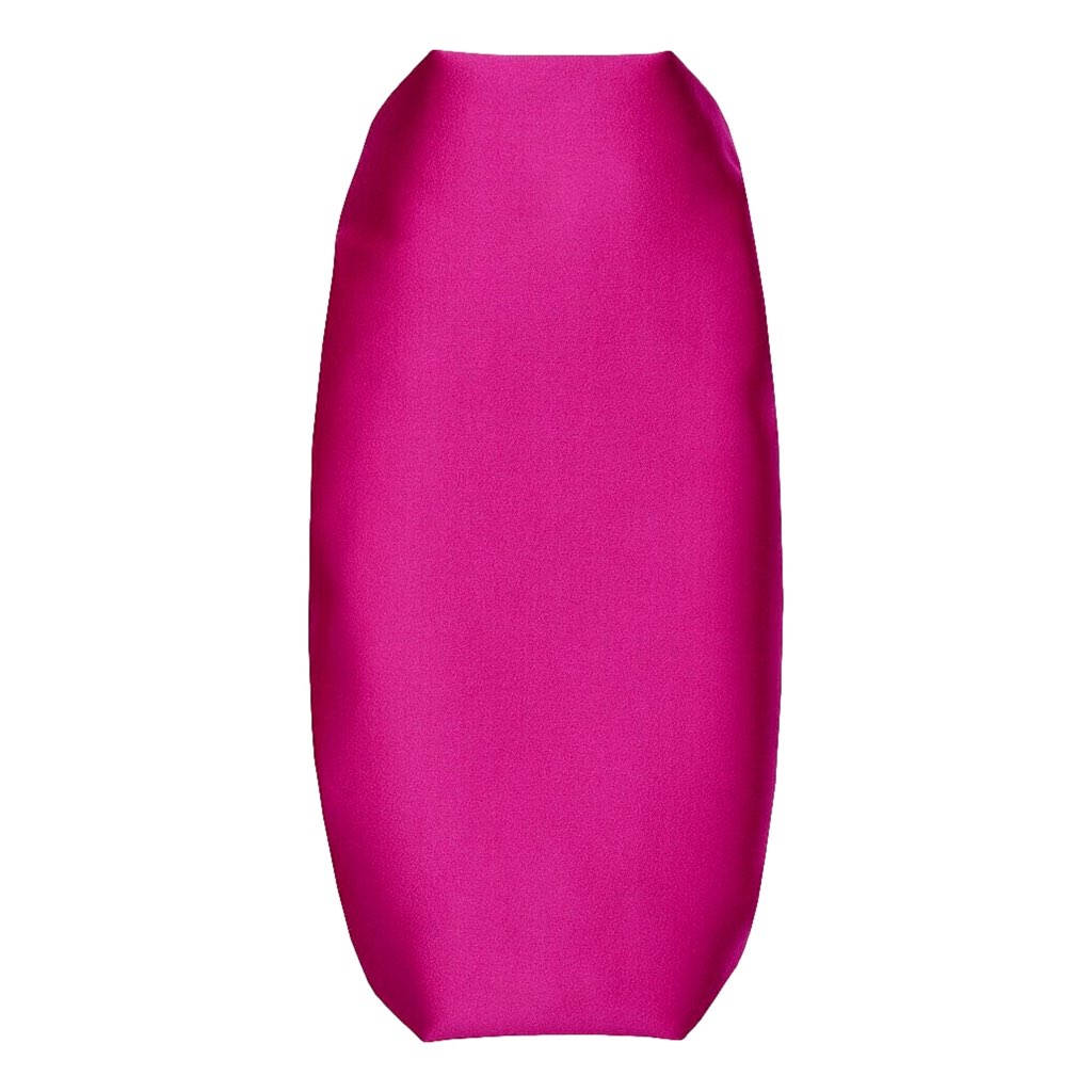 Gucci Gucci Broadway Fuchsia Satin Crystal Bow Clutch Chain Shoulder Bag - Side view