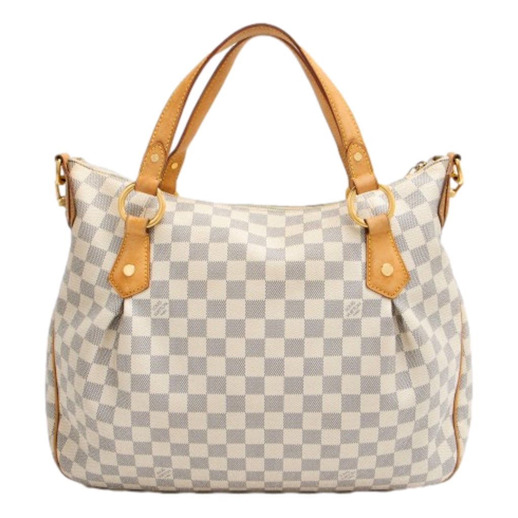 Louis Vuitton Louis Vuitton Damier Azur Evora MM Tote Handbag - Image 6