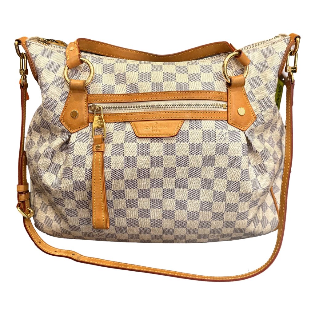 Louis Vuitton Louis Vuitton Damier Azur Evora MM Tote Handbag - Detail 1