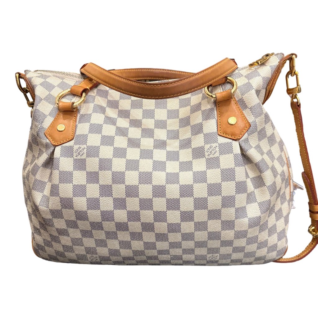 Louis Vuitton Louis Vuitton Damier Azur Evora MM Tote Handbag - Image 10