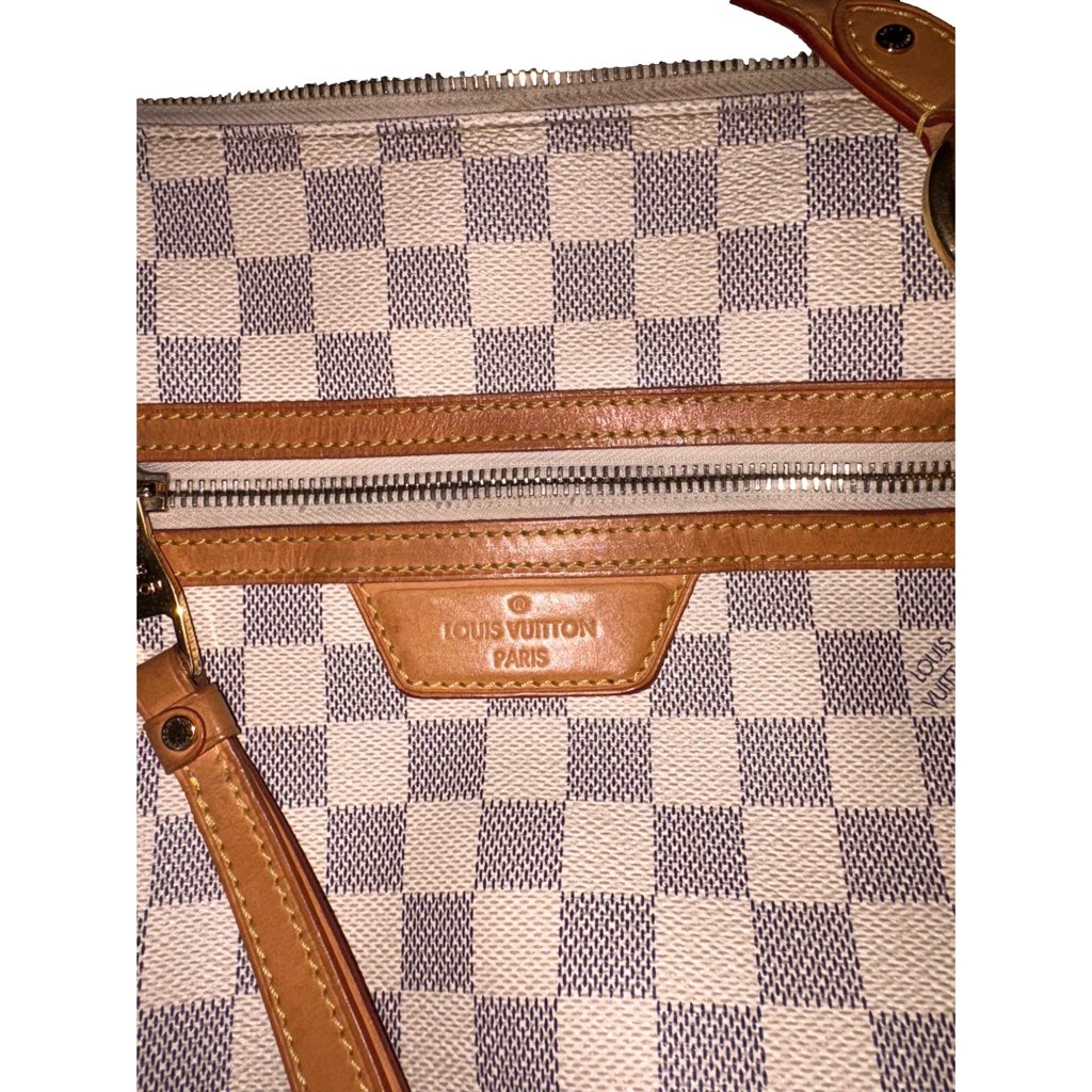 Louis Vuitton Louis Vuitton Damier Azur Evora MM Tote Handbag - Image 11