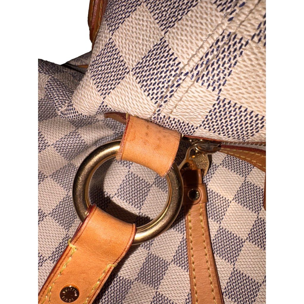 Louis Vuitton Louis Vuitton Damier Azur Evora MM Tote Handbag - Image 12