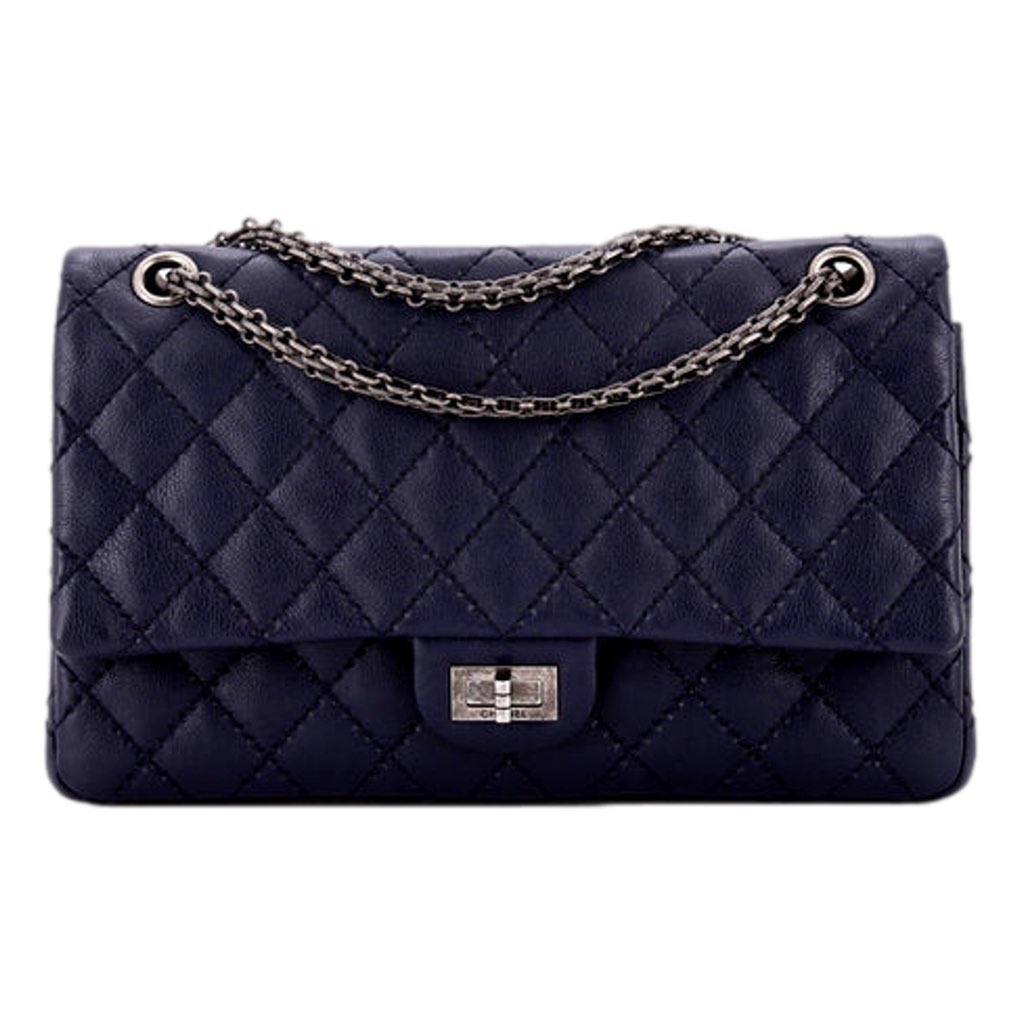 Chanel Chanel Reissue 2.55 Flap Bag Quilted Caviar 226 Navy
