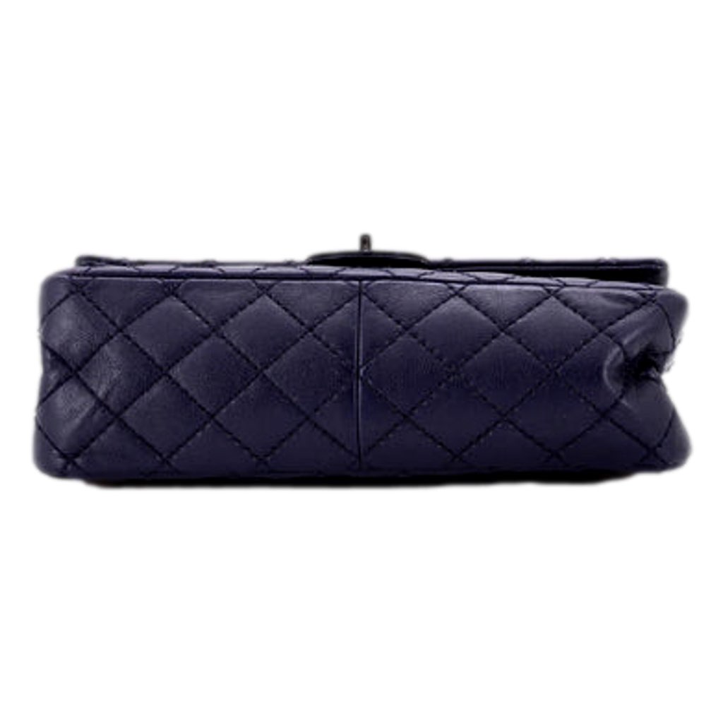 Chanel Chanel Reissue 2.55 Flap Bag Quilted Caviar 226 Navy - Image 6