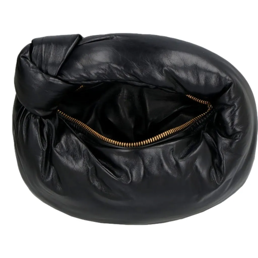 Bottega Veneta Jodie Mini Padded Top-Handle Handbag Black Nappa Leather Black Leather Never worn, with tag - Box View