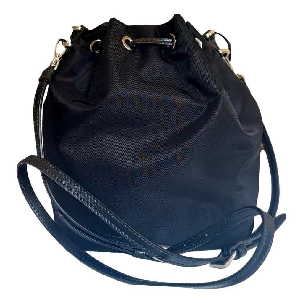 Prada Prada Re-Nylon Black Tassel Drawstring Bucket Bag - 4