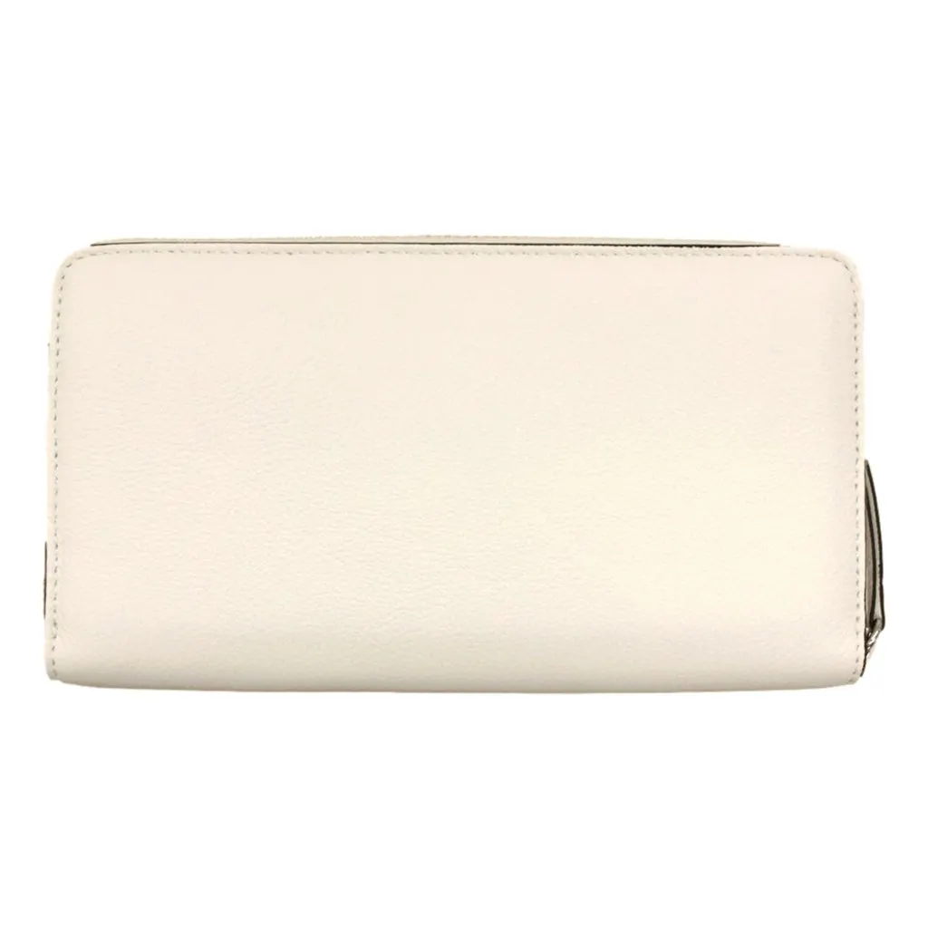 Jimmy Choo Bettina Milk White Leather Long Zip-Around Wallet White Never worn, with tag - Back View