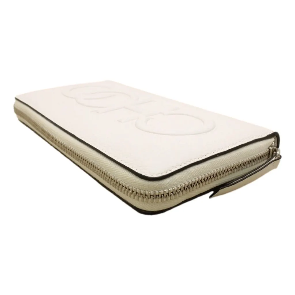 Jimmy Choo Bettina Milk White Leather Long Zip-Around Wallet White Never worn, with tag - Inside View