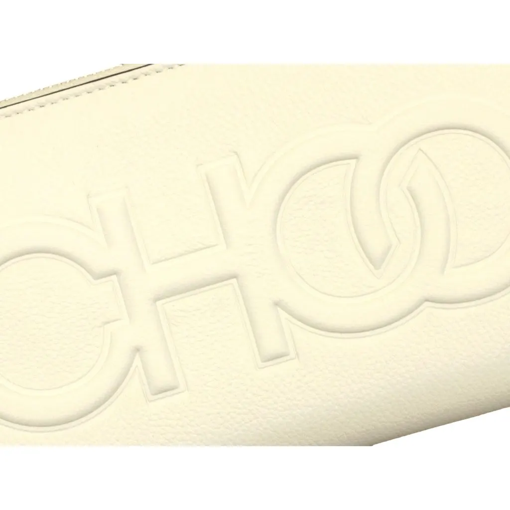 Jimmy Choo Bettina Milk White Leather Long Zip-Around Wallet White Never worn, with tag - Box View