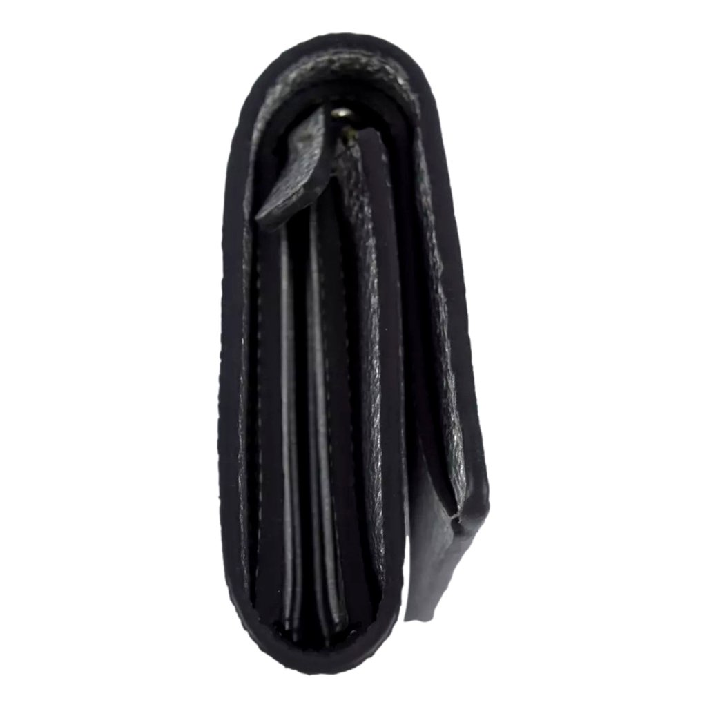 Jimmy Choo Jimmy Choo Loni Silver Leather Embossed Logo Tri-Fold Card Case Wallet - Image 6