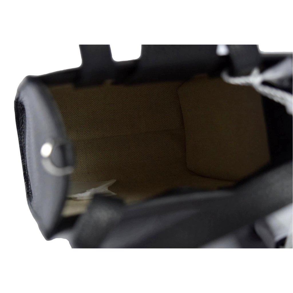 Jimmy Choo Jimmy Choo Black Leather Mini Shopper Handbag Crossbody Embossed Logo - Detail 1