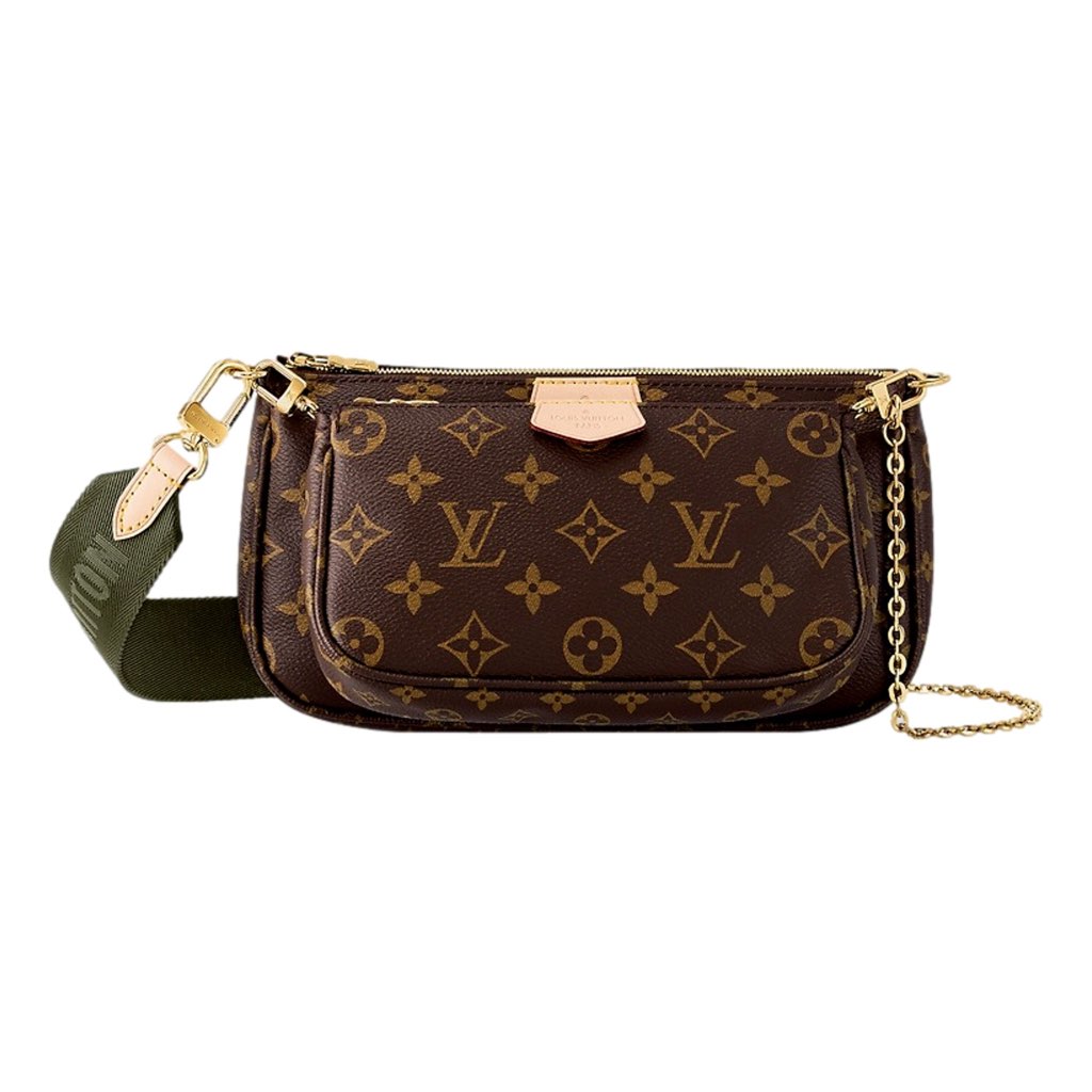 Louis Vuitton Louis Vuitton Multi Pochette Accessoires Classic Monogram Khaki Crossbody